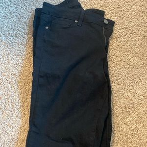 Paige black skinny jeans